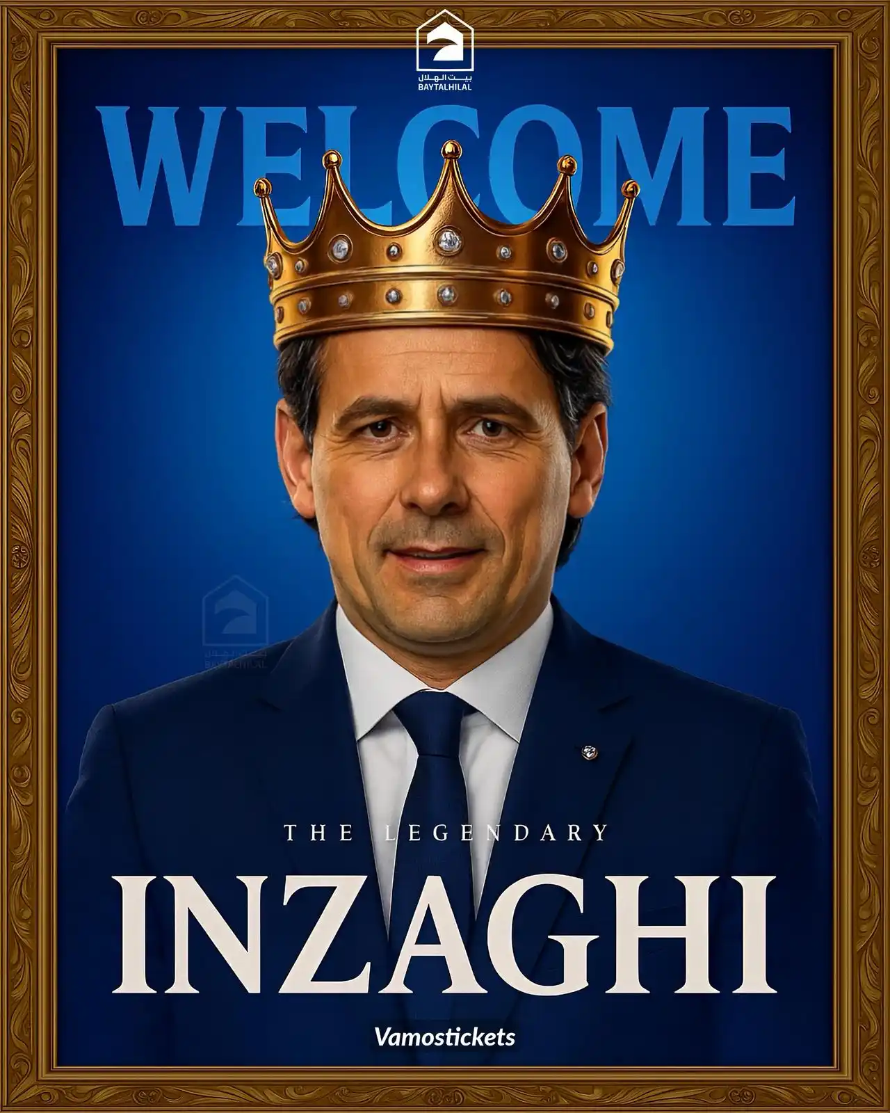 Image from بيت الهلال: ‏🚨 عـاجل - رسمـيًا 🚨  ‏الطموح أصبح واقعًا .. 'سيموني انزاغي' مدربًا ...