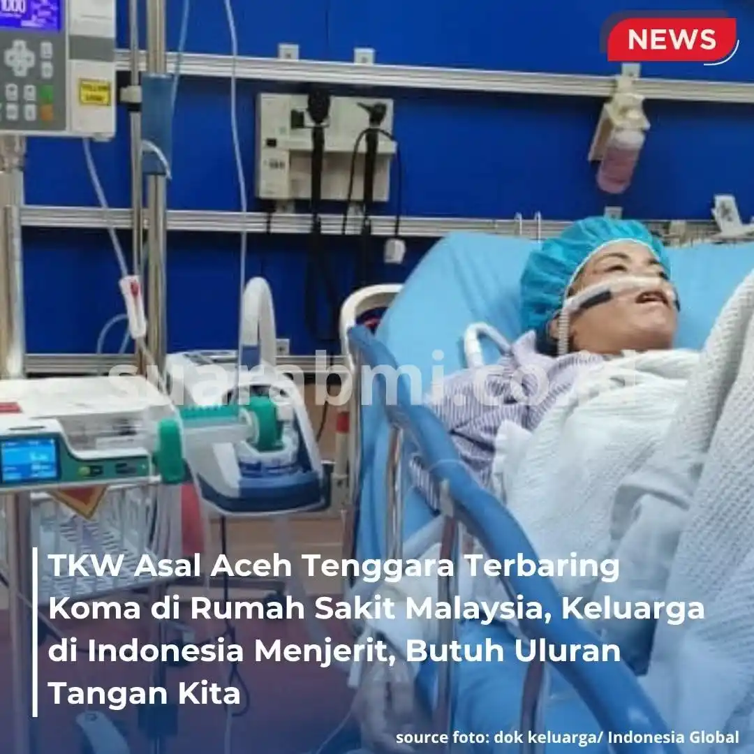 Image from SuaraBMI: "Adik saya Reni Daniati sudah satu minggu dirawat di rumah sakit. Saat...