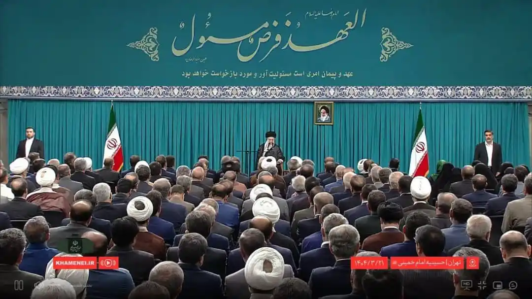 Image from صفحه رسمی هواداران قالیباف: 📍 العَهدُ فَرضٌ مَسؤول در دیدار امروز رهبر معظم انقلاب با نمایندگان...
