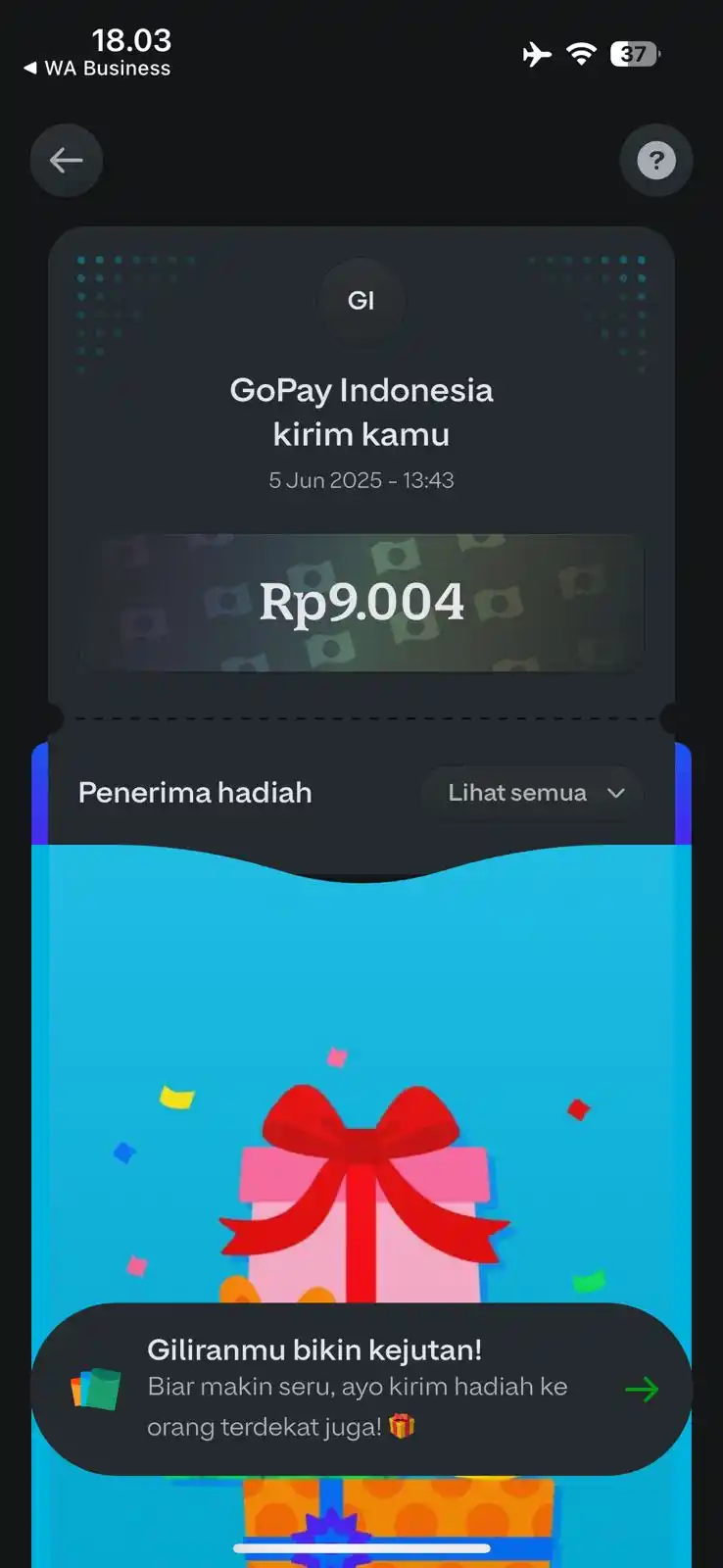 Image from abeLzZ (jualan ver): alhamdulillah dapet duit dari onic hasil juara,,, slmt yah udh juara🤓...
