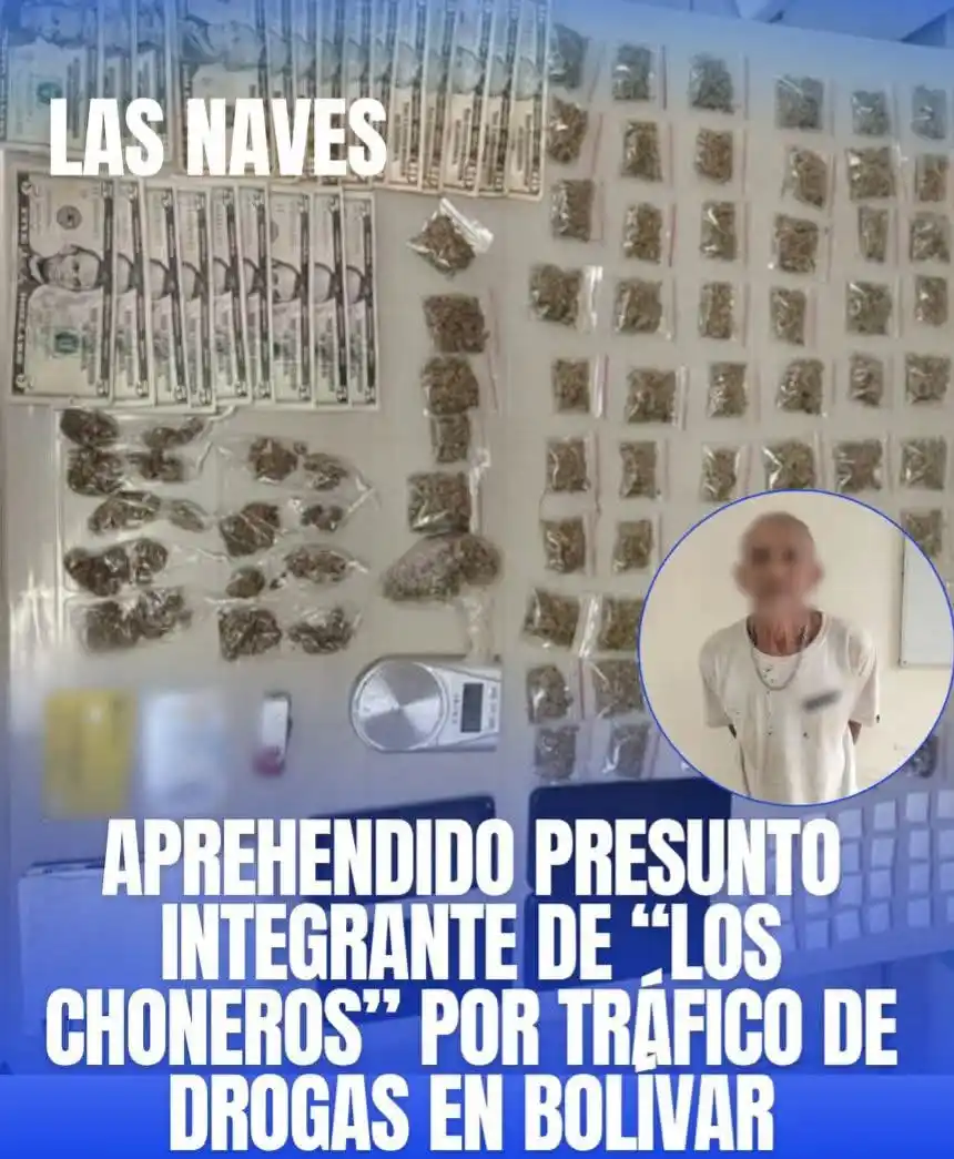 Image from 🇪🇨 DR. ECUADOR NOTICIAS 🇪🇨: 🚨 APREHENDIDO PRESUNTO INTEGRANTE DE “LOS CHONEROS” POR TRÁFICO DE DR...