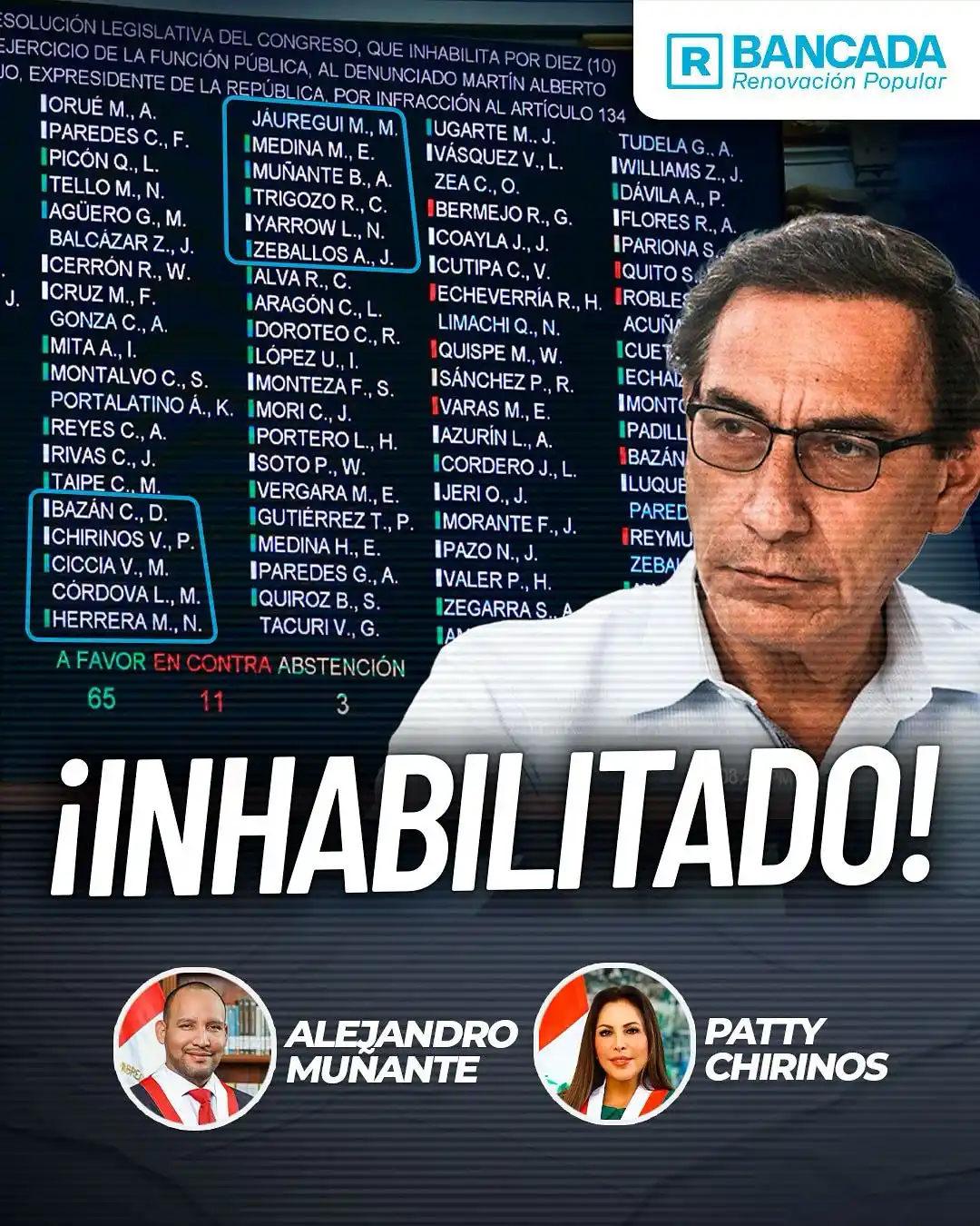 Image from Bancada Renovación Popular ✅📰🔵: ✅ <a class="text-blue-500 hover:underline cursor-pointer" href="/hasht...
