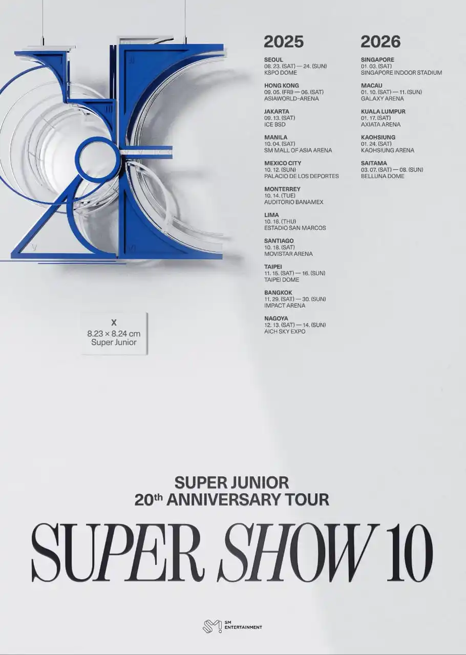 Image from Suju.daily: Are You Ready?💙 SUPER JUNIOR 20th Anniversary TOUR <SUPER SHOW 10> [...