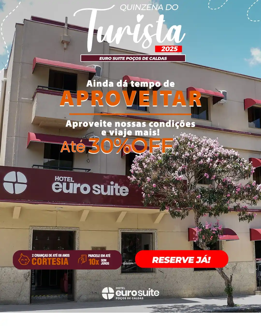 Image from Euro Suite Poços De Caldas: 🧳ATÉ 30% OFF em POÇOS DE CALDAS! MAIS só por POUCO TEMPO!🚙 Ainda dá...