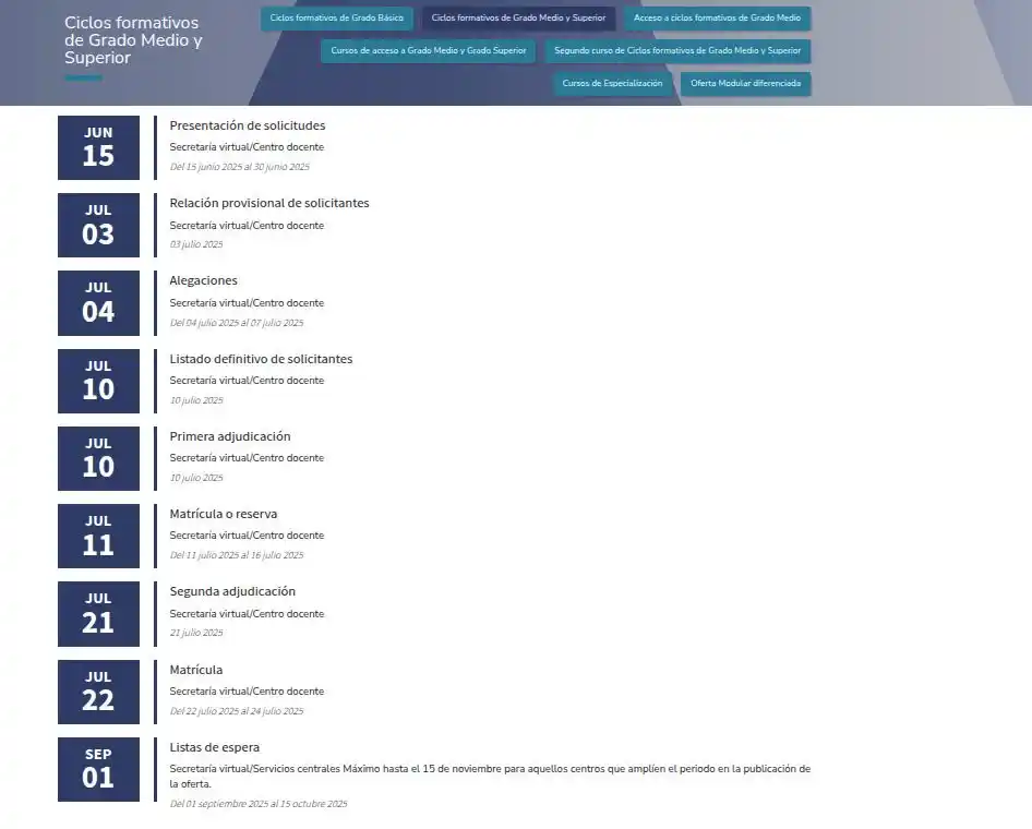 Image from Ayuntamiento de Segura de la Sierra: 📣 Ayer se abrió el plazo de inscripción de la Formación Profesional e...