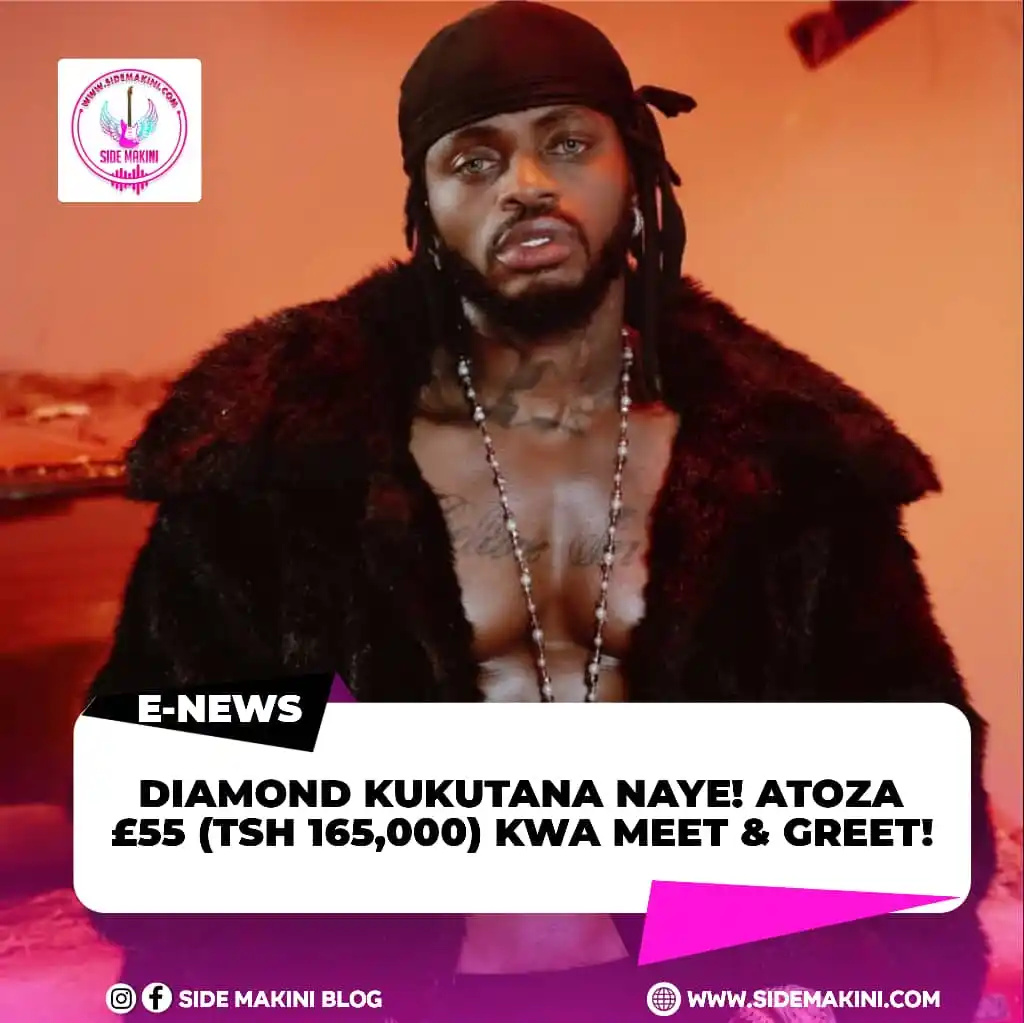 Image from Side Makini Blog: Baada ya tamasha lake kubwa lilofanyika Juni 13, 2025, Diamond Platnum...