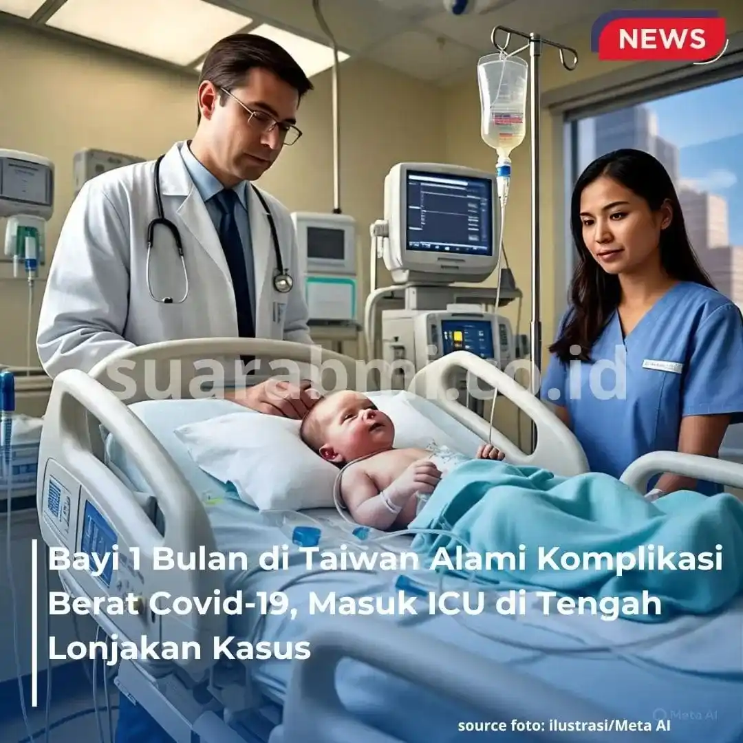 Image from SuaraBMI: Bayi laki-laki berusia 1 bulan di Taiwan mengalami sesak napas dan ter...