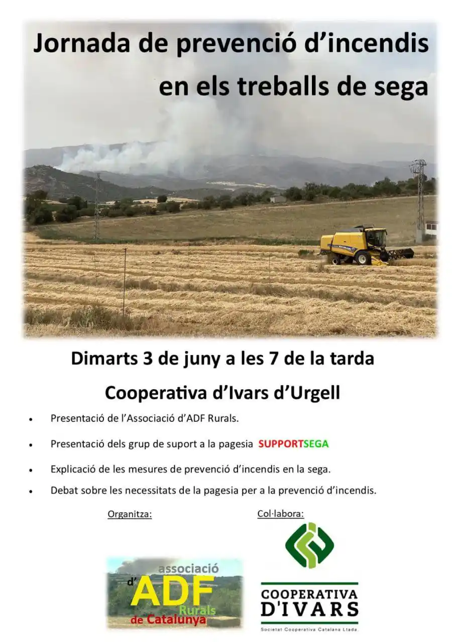 Image from Coop. Ivars Noticies: Benvolguts, benvolgudes, Us traslladem el programa de la jornada que...