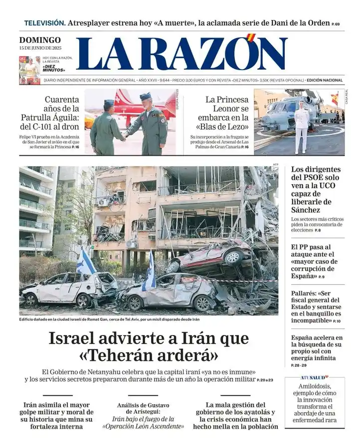 Image from La Razón: 👋🏻 ¡Buenos días!  📰 Aquí os dejamos nuestra <a class="text-blue-500...