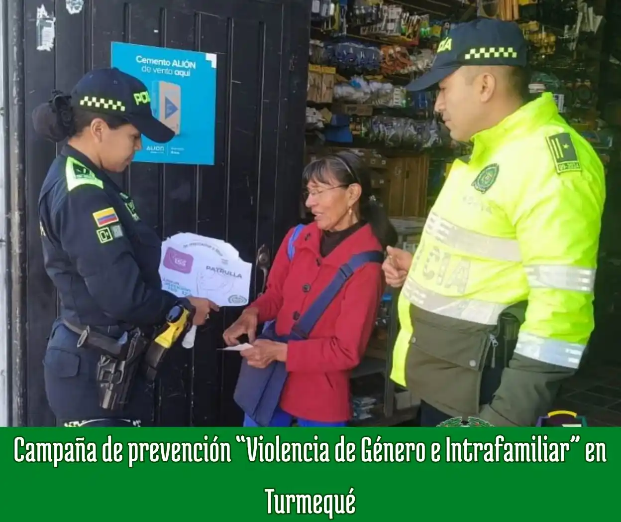 Image from Boyacá Le Informa: Campaña de prevención “Violencia de Género e Intrafamiliar” en Turmequ...
