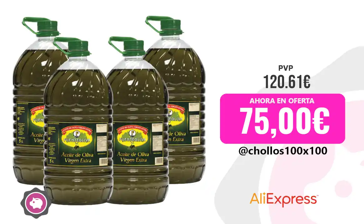 Image from Chollos100x100 🔥: 🔥 CHOLLAZO ACEITE DE OLIVA VIRGEN EXTRA FUENTEOLIVA   <a class="text-...