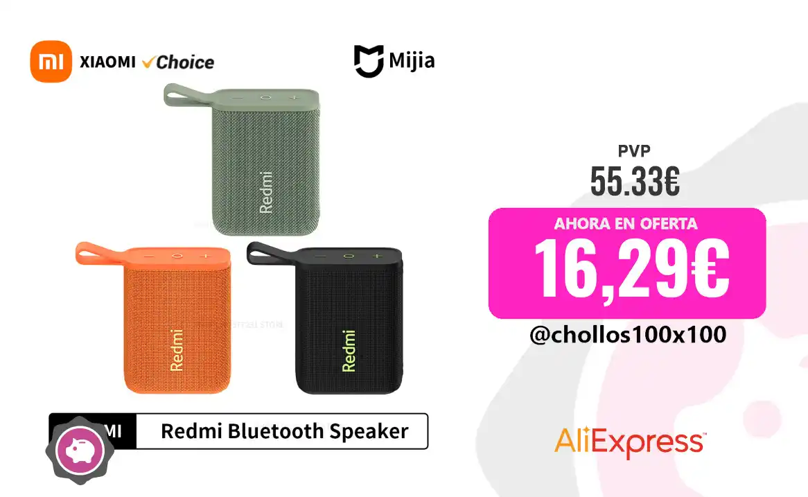Image from Chollos100x100 🔥: 🔥 CHOLLAZO ALTAVOZ BLUETOOTH <a class="text-blue-500 hover:underline ...