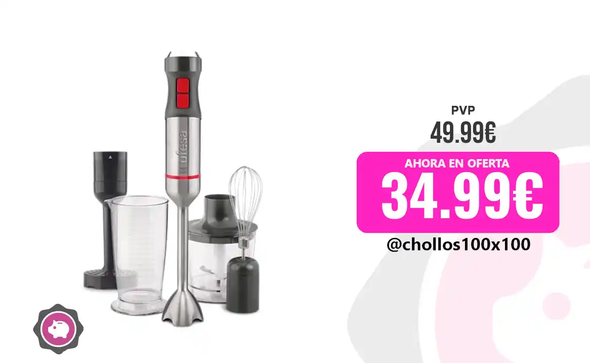 Image from Chollos100x100 🔥: 🔥 CHOLLAZO BATIDORA UFESA <a class="text-blue-500 hover:underline cur...