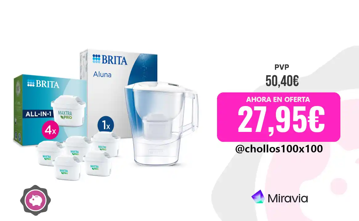 Image from Chollos100x100 🔥: 🔥 CHOLLAZO BRITA JARRA <a class="text-blue-500 hover:underline curso...