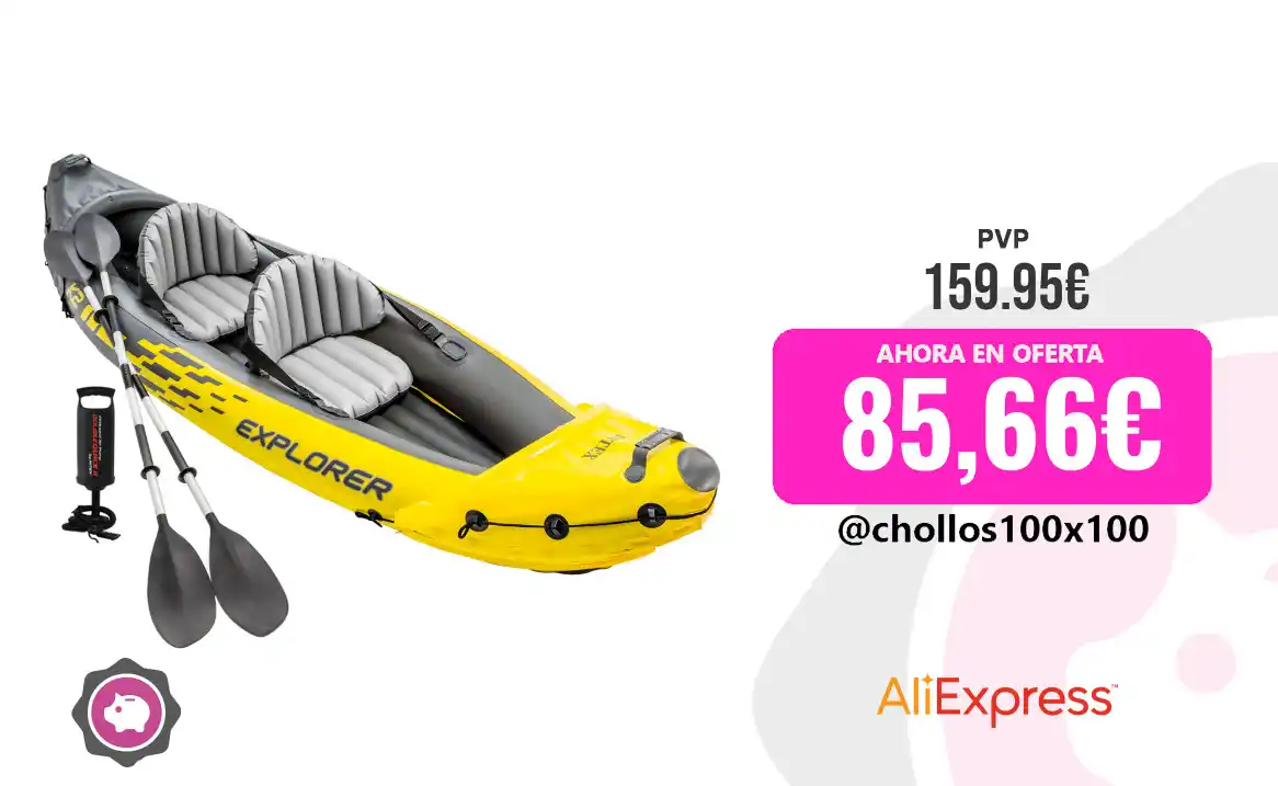 Image from Chollos100x100 🔥: 🔥 CHOLLAZO KAYAK HINCHABLE <a class="text-blue-500 hover:underline cu...
