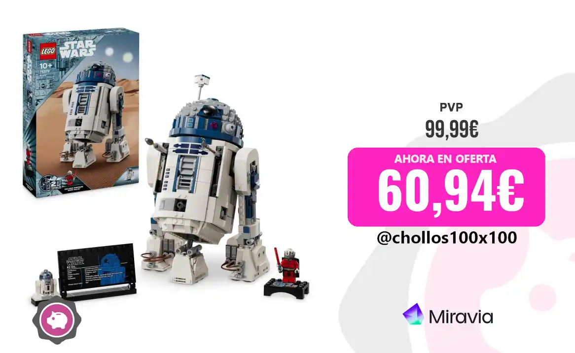 Image from Chollos100x100 🔥: 🔥 CHOLLAZO LEGO R2-D2 <a class="text-blue-500 hover:underline cursor...