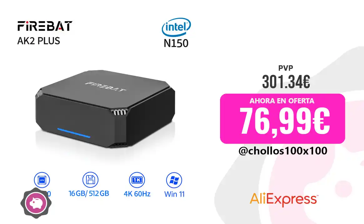Image from Chollos100x100 🔥: 🔥 CHOLLAZO MINI PC FIREBAT <a class="text-blue-500 hover:underline ...