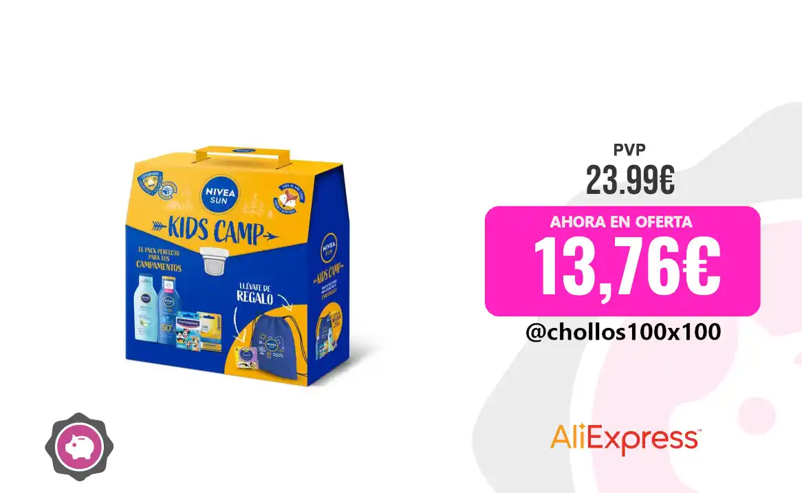 Image from Chollos100x100 🔥: 🔥 CHOLLAZO NIVEA SOL <a class="text-blue-500 hover:underline cursor-p...