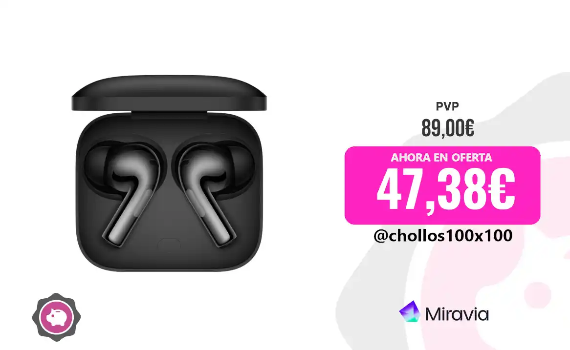 Image from Chollos100x100 🔥: 🔥 CHOLLAZO ONEPLUS BUDS <a class="text-blue-500 hover:underline curs...