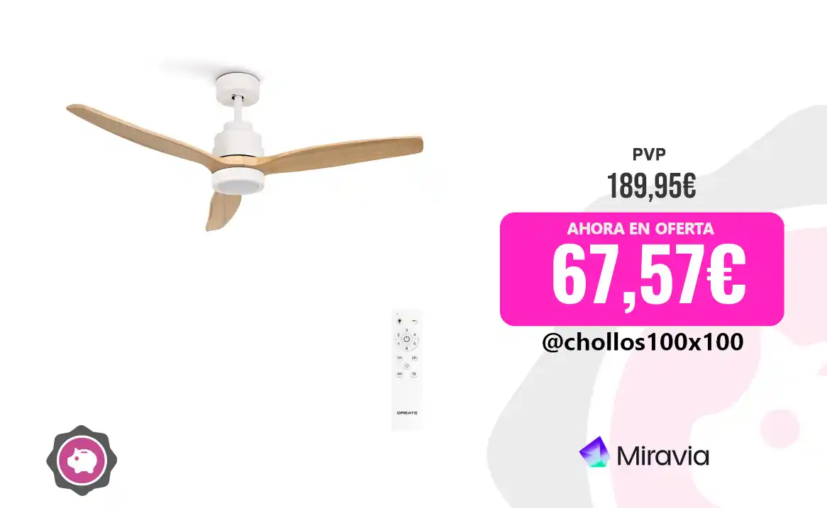 Image from Chollos100x100 🔥: 🔥 CHOLLAZO VENTILADOR SILENCIOSO <a class="text-blue-500 hover:under...