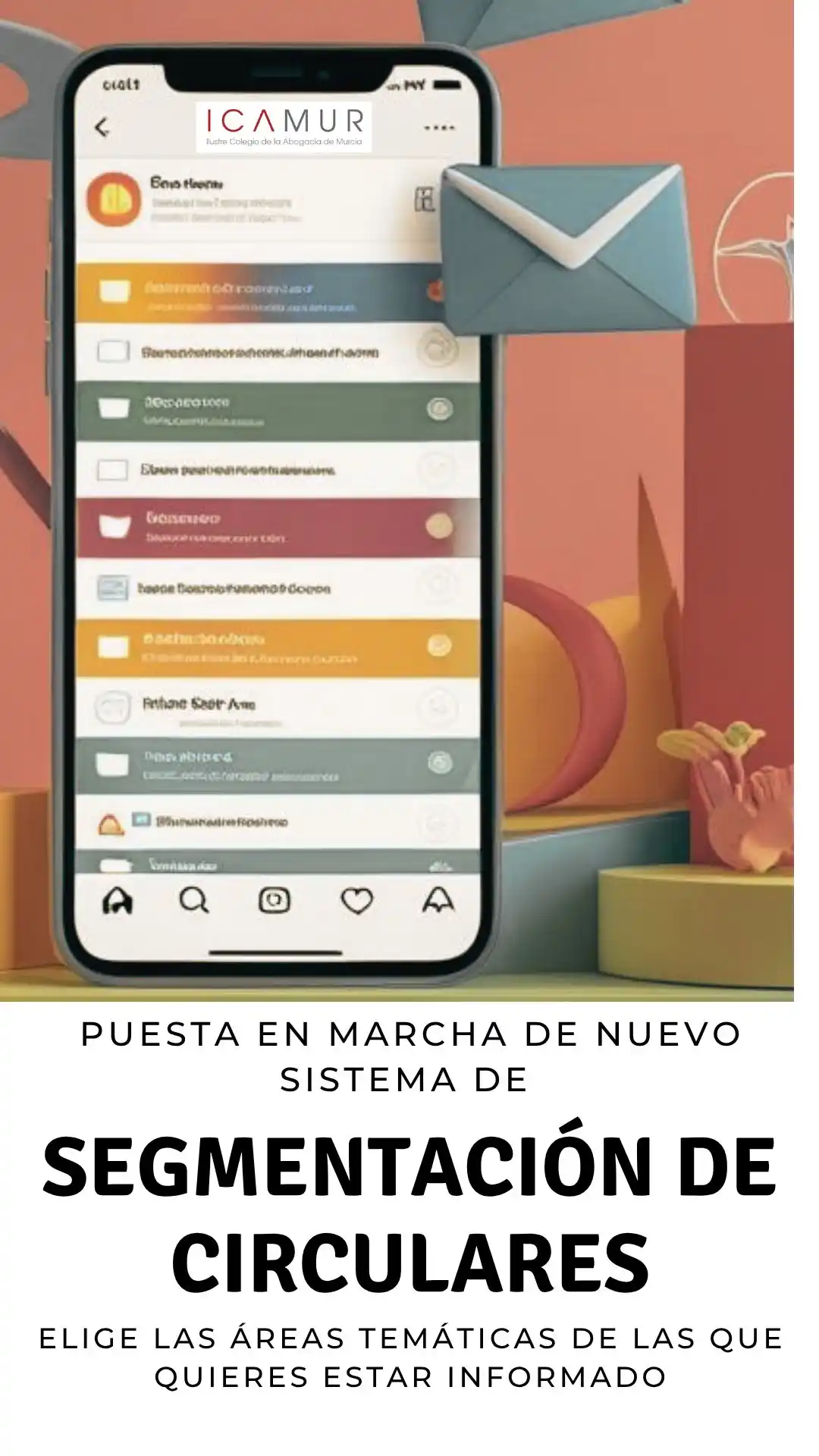 Image from ICAMUR INFORMA: *CIRCULARES DEL ICAMUR. SEGMENTACIÓN POR MATERIAS Y ÁREAS TEMÁTICAS* ...