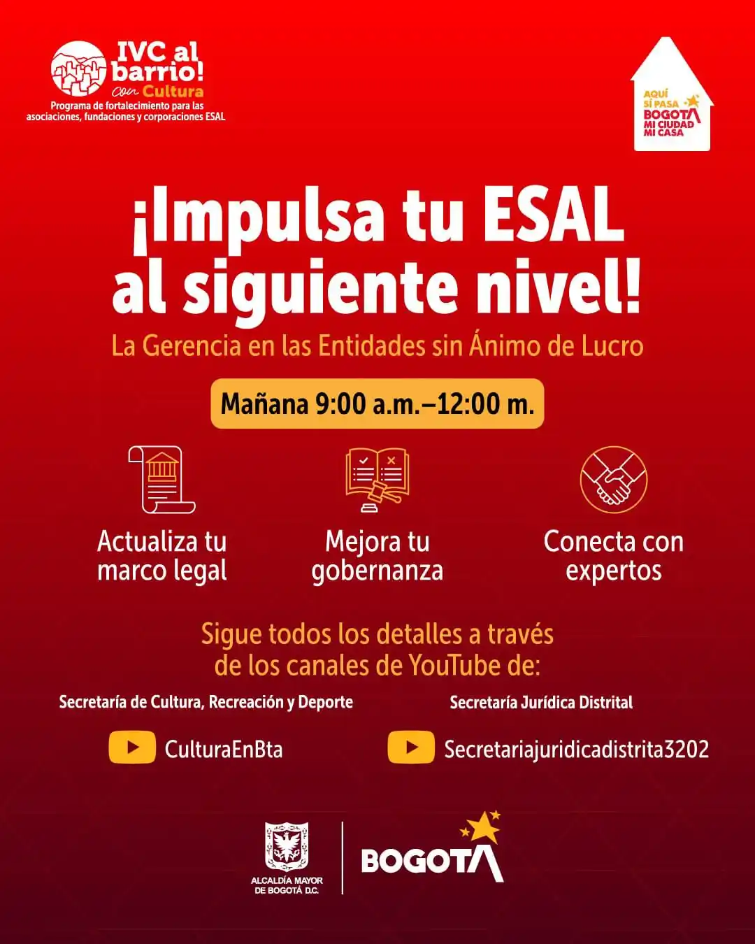 Image from Cultura Bogotá: ¡Conéctate HOY a partir de las 9:00 a.m. con el encuentro La Gerencia ...