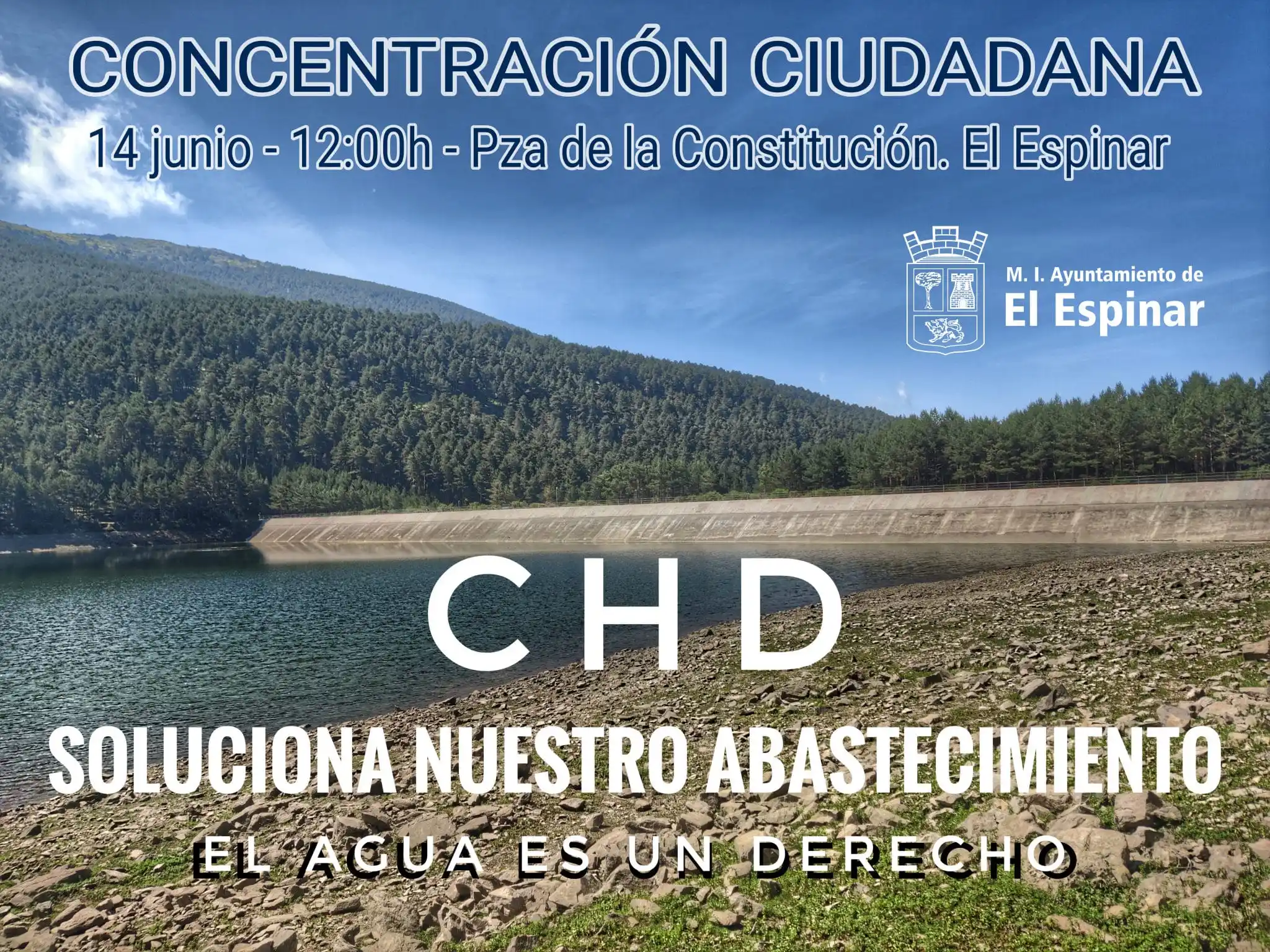 Image from Municipio de EL ESPINAR: CONVOCATORIA URGENTE A VECINOS - EMBALSE DE EL TEJO  https://bandomovi...