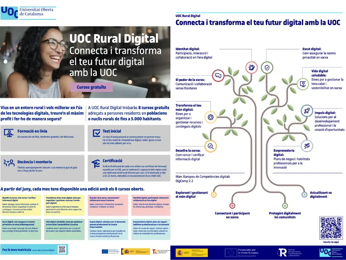 Image from Riells i Viabrea: 🌐 *Cursos gratuïts per millorar les competències digitals!* El Serve...