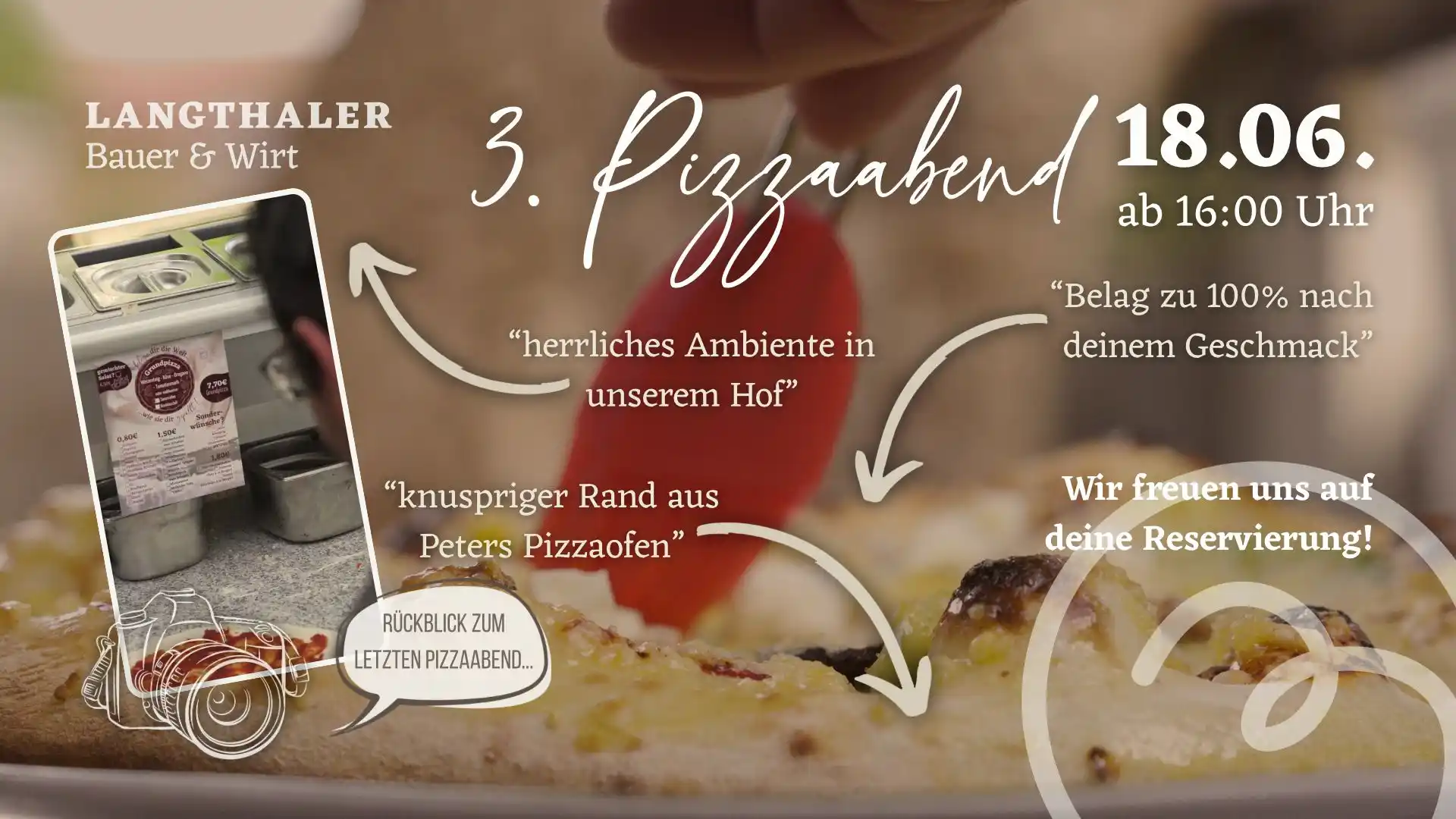 Image from Bauer & Wirt Langthaler: Der nächste *Pizzaabend* steht schon vor der Tür…👀🚪 Wer möchte nicht...