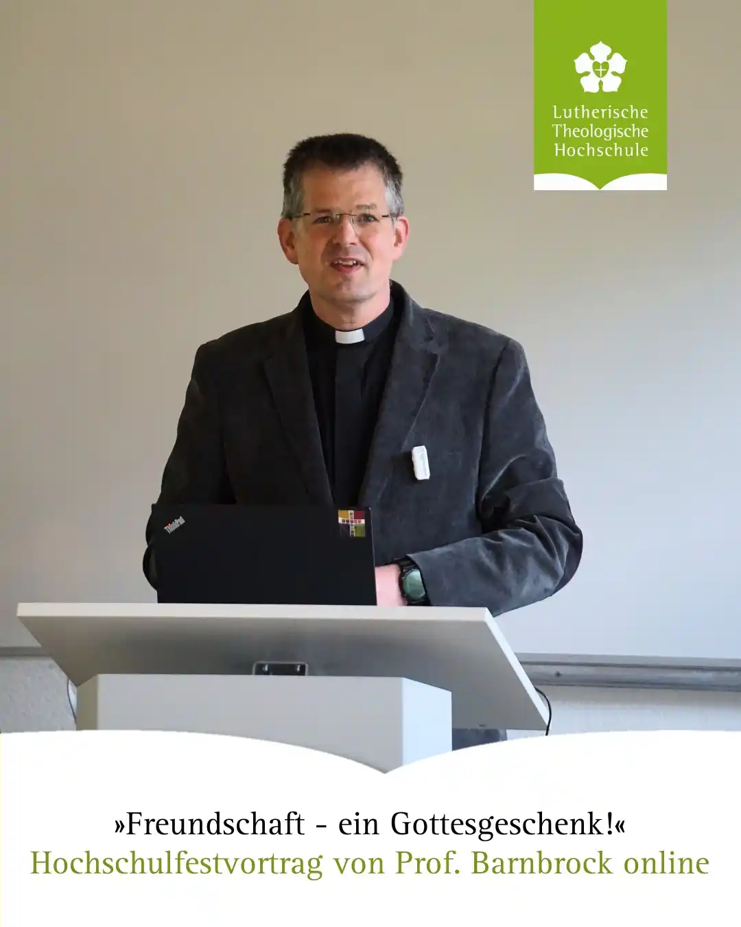 Image from LThH (Lutherische Theologische Hochschule) Oberursel: Der Vortrag, den unser Praktischer Theologe, Prof. Dr. Christoph Barnb...
