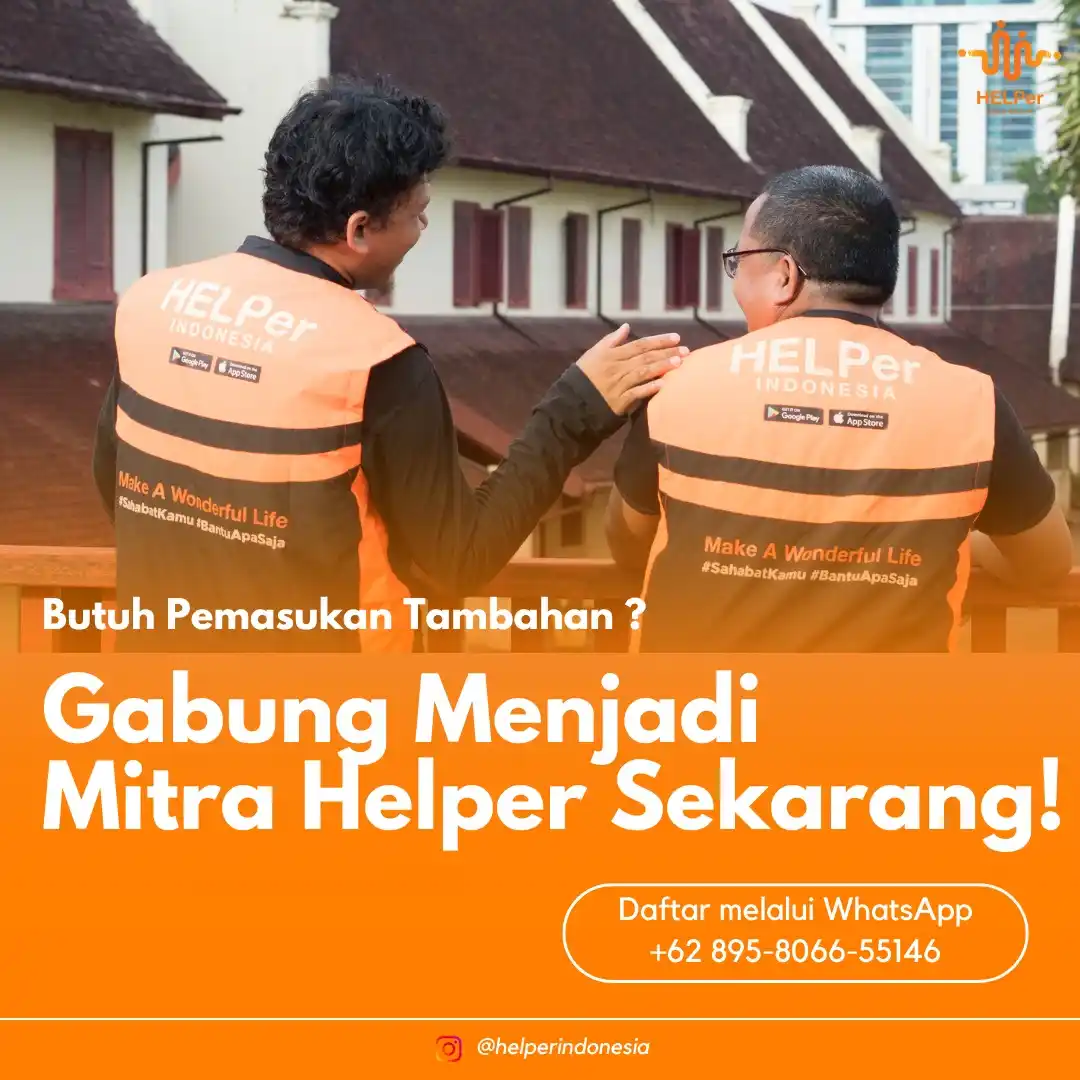 Image from Loker Makassar Terkini: DIBUTUHKAN SEGERA MITRA HELPER PEREMPUAN KOMISI UTAMA 3 JUTA RUPIAH +...