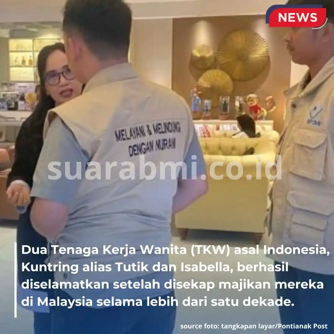 Image from SuaraBMI: Dua Tenaga Kerja Wanita (TKW) asal Indonesia, Kuntring alias Tutik dan...