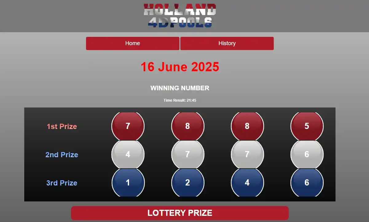 Image from DutaLotre: 🔥🔥DUTA LOTRE🔥🔥 🇳🇱RESULT HOLLAND4D🇳🇱 🗓️ 16 JUNI 2025 🗓️ 🏆 RE...