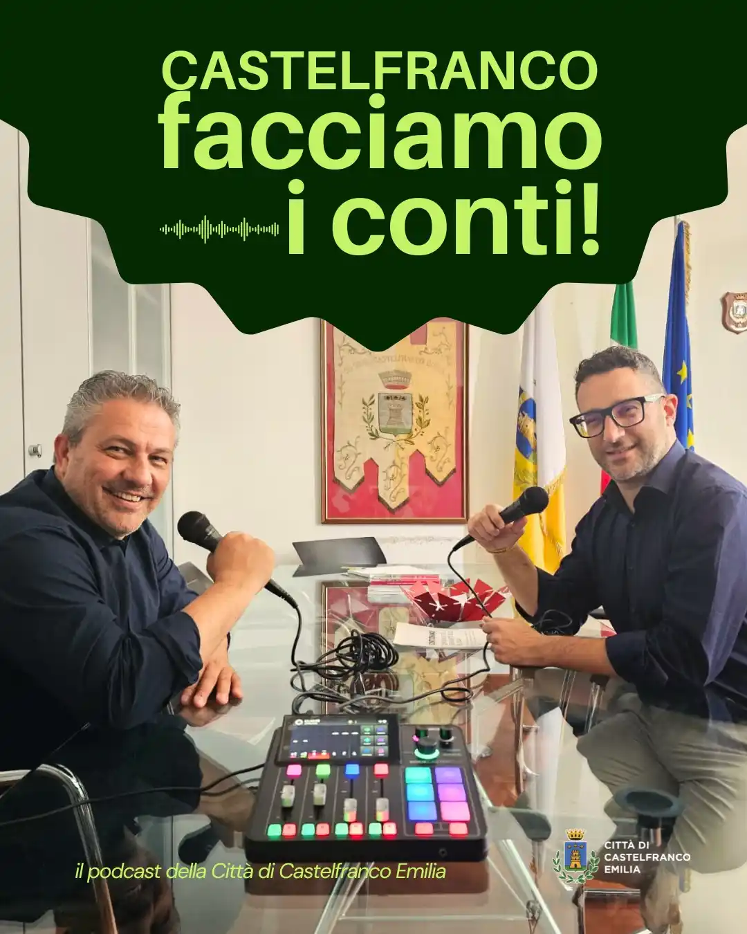 Image from Città di Castelfranco Emilia: 🎙️ È tornato “Facciamo i conti”, il podcast del Comune di Castelfranc...