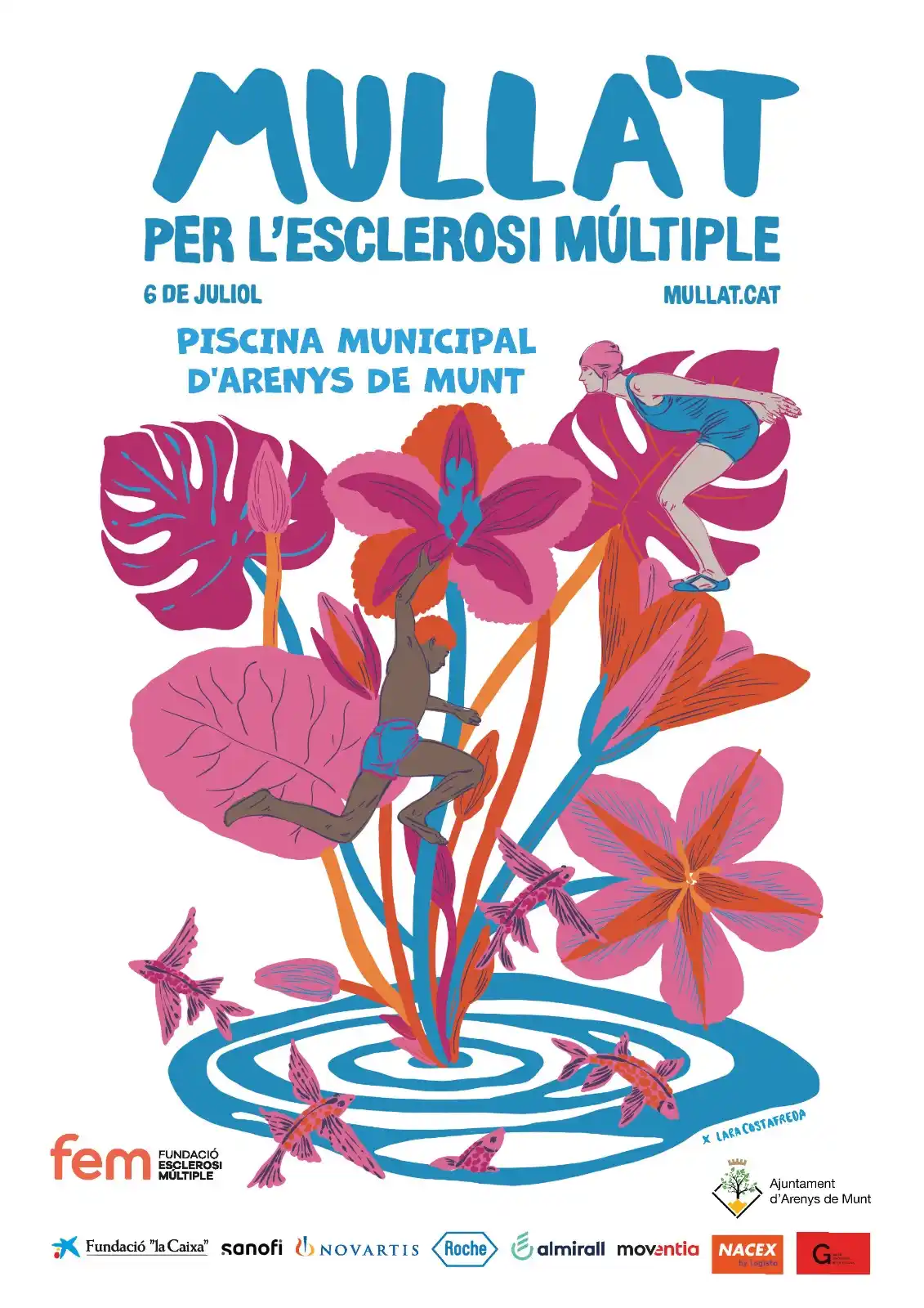 Image from Ajuntament d'Arenys de Munt: El diumenge 6 de juliol, Mulla't per l'esclerosi múltiple a la piscina...