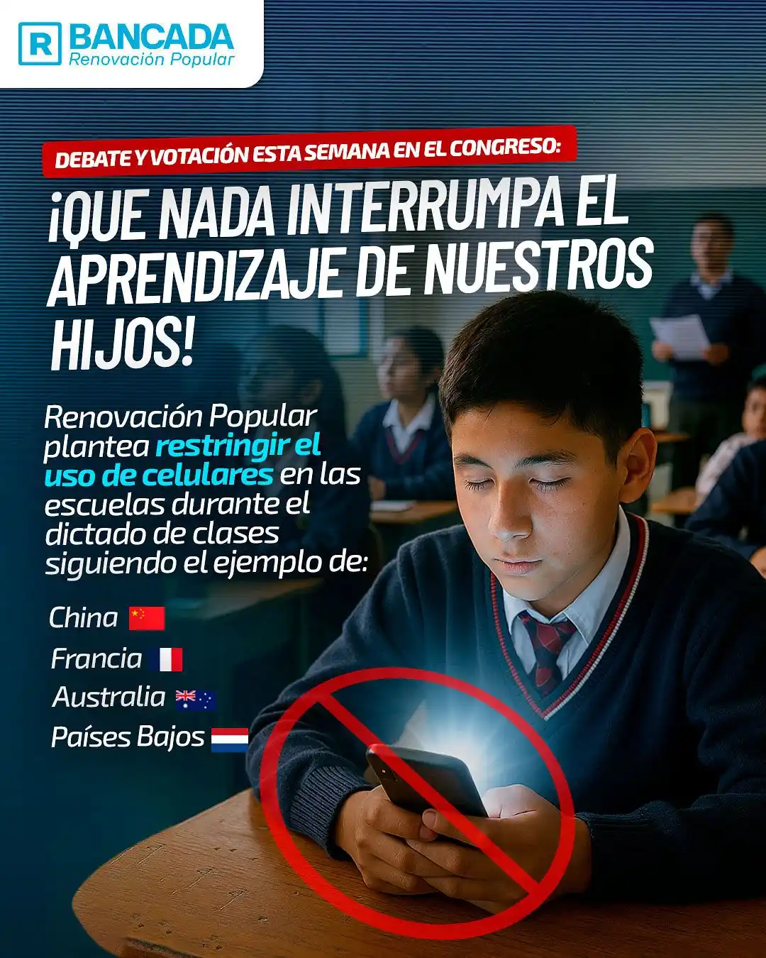 Image from Bancada Renovación Popular ✅📰🔵: 👦🏻📚 <a class="text-blue-500 hover:underline cursor-pointer" href="/...