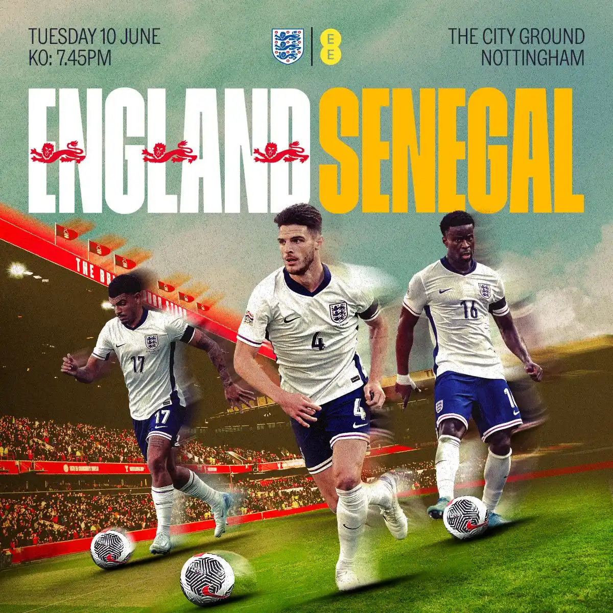 Image from Nottingham Forest: England’s men’s senior team return to The City Ground for the first ti...