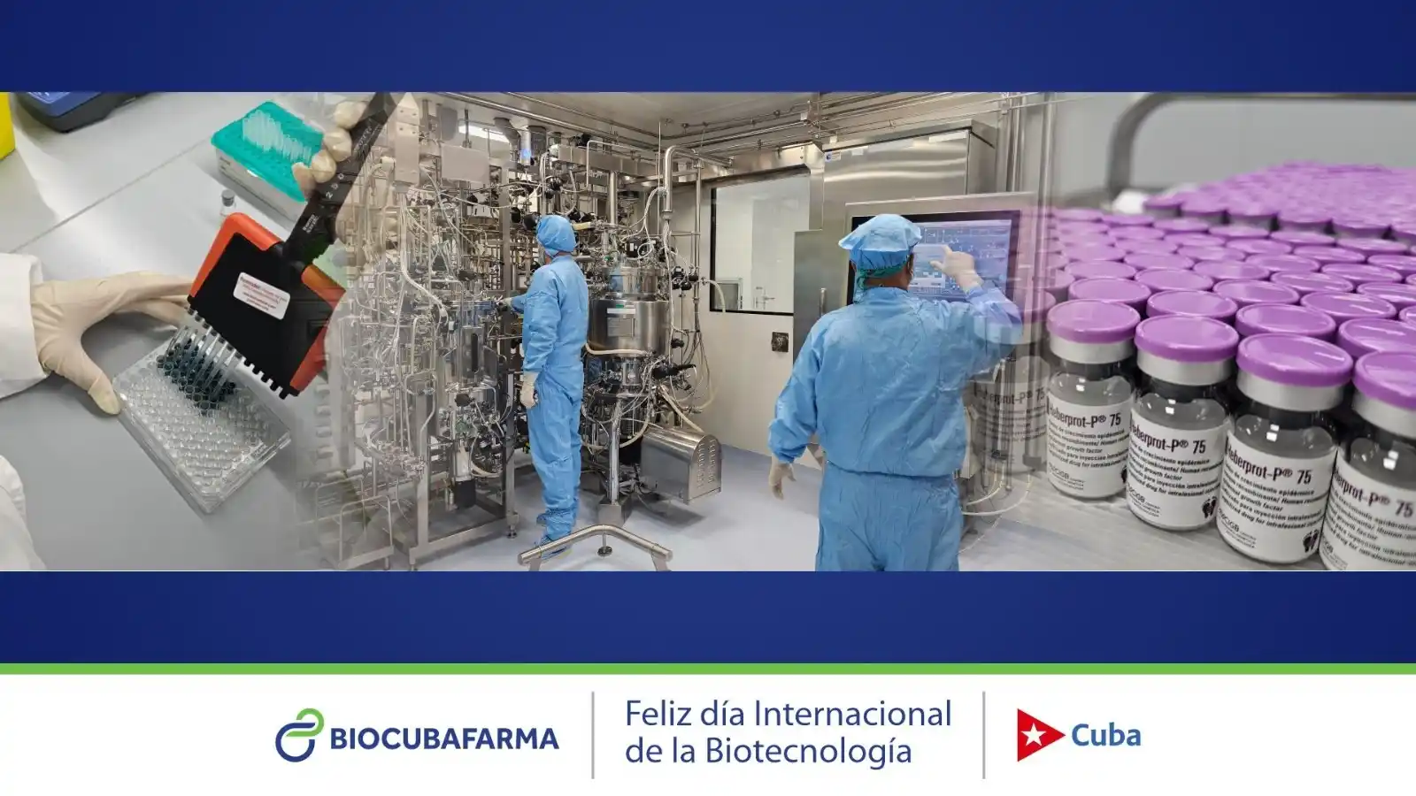 Image from Um só povo, uma só nação. CubAngola 🇨🇺🇦🇴: Feliz Dia Internacional da Biotecnologia a todos os cientistas, técnic...