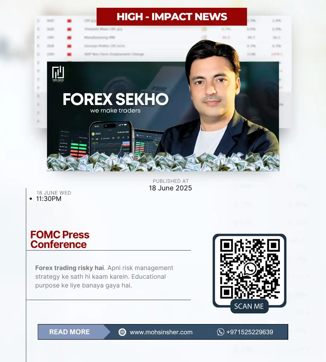 Image from Mohsin Sher 💥: FOMC News Tonight! This major announcement will reveal the interest r...