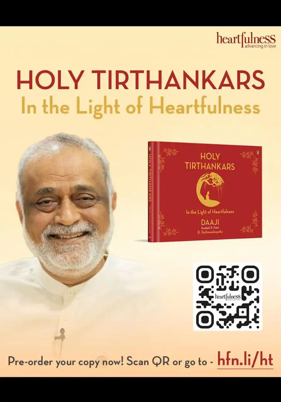 Image from Heartfulness Tamil Nadu: Genesis of *Holy Tirthankars: In the Light of Heartfulness* This uniq...