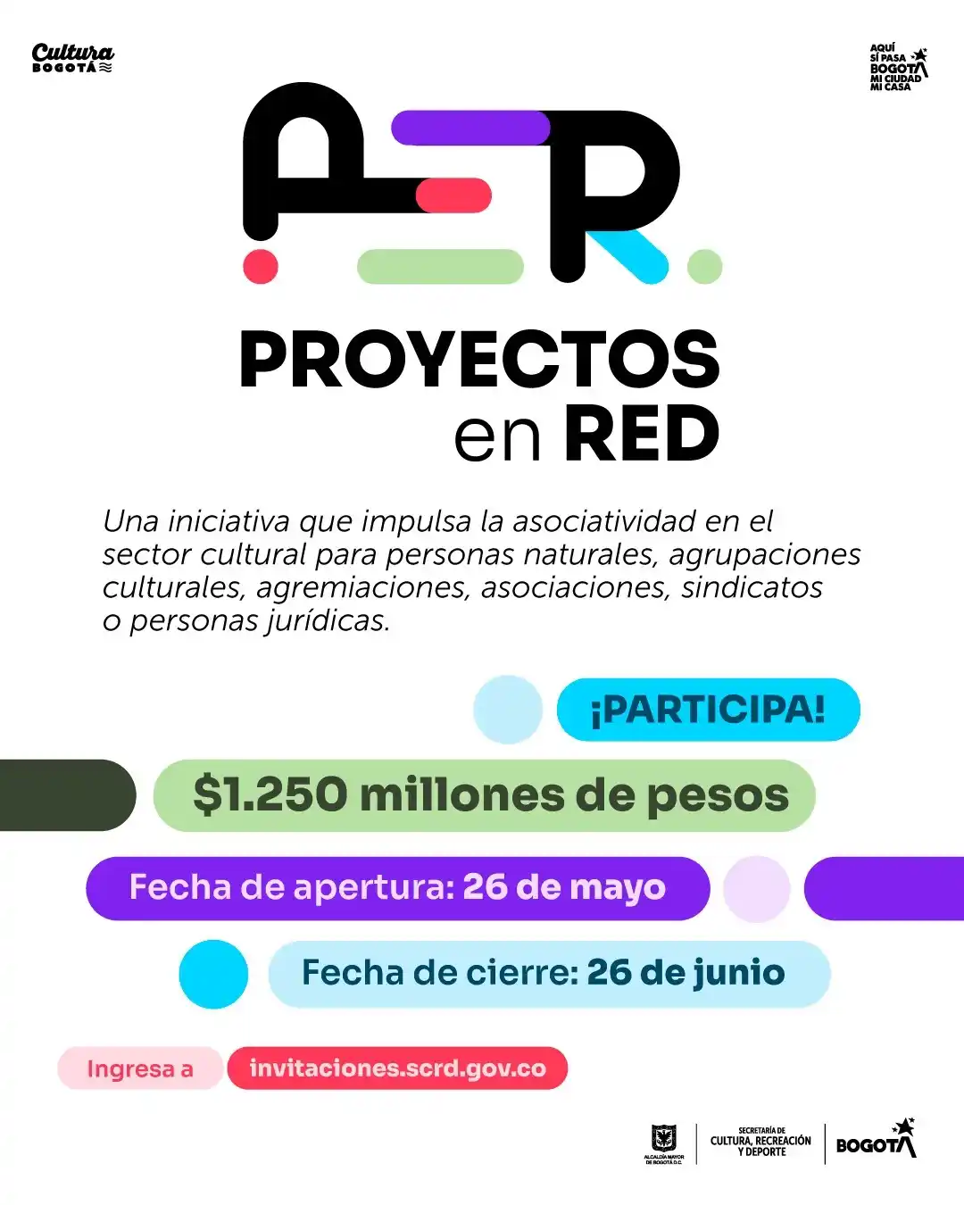 Image from Cultura Bogotá: *¡Gran noticia para el sector cultural!* 🫵🏼✨ Lanzamos <a class="tex...