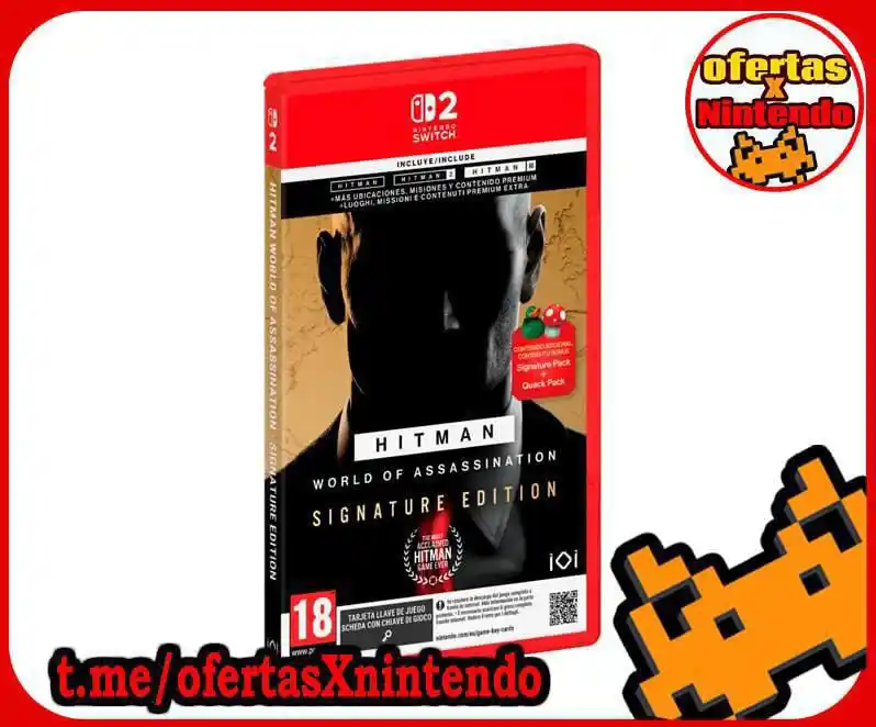 Image from ofertasXnintendo Videojuegos: Hitman World Of Assessination Signature Edition Switch 2 Versión Españ...