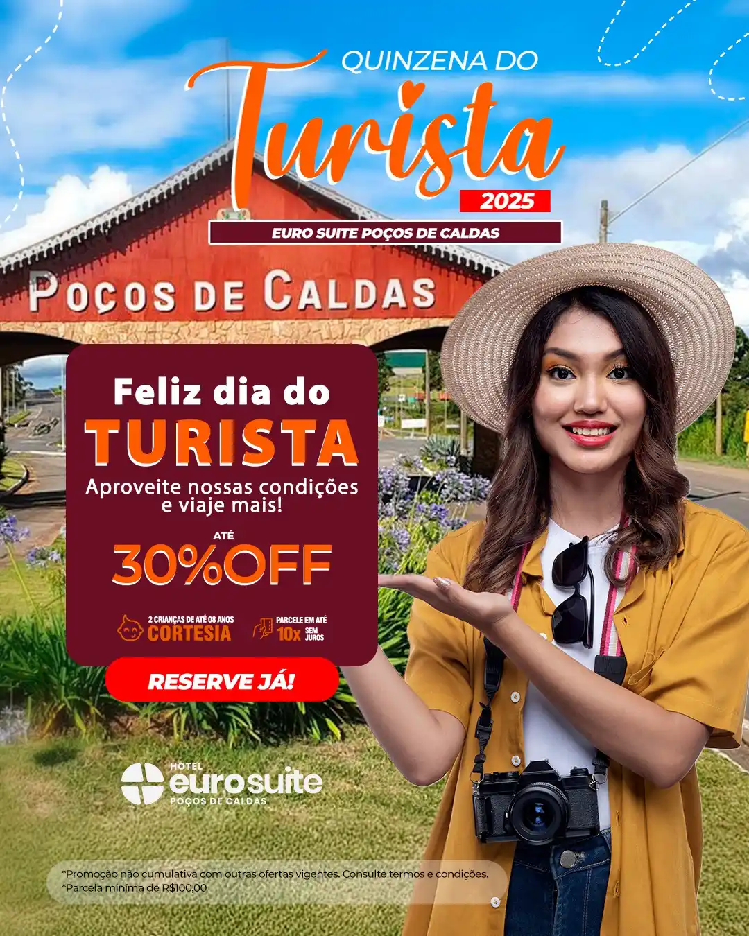 Image from Euro Suite Poços De Caldas: 🧳HOJE É DIA DO TURISTA e a FESTA é em POÇOS DE CALDAS com até 30% OFF...