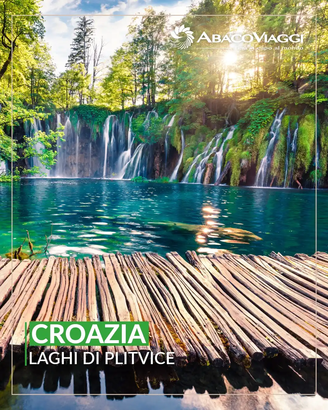 Image from AbacoViaggi: 🇭🇷 Plitvice, l’incanto che scorre tra i boschi Nel cuore verde dell...