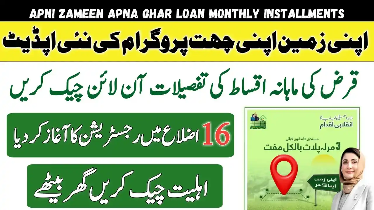 Image from Govt Schemes Updates: https://azagpunjabgovpk.pakistanrailways.pk/apni-zameen-apna-ghar-loan...