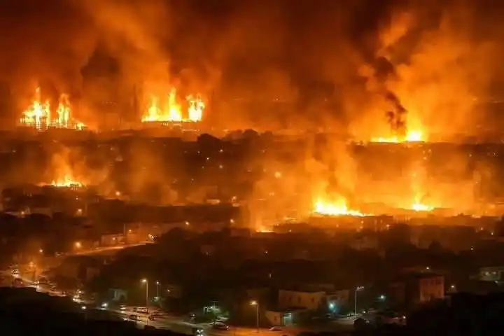 Image from غَيْث ☁: حيفا الان انها ليلة جميلة 🚀🔥 اللهم اهلكهم كما أهلكت قوم عاد وثمود...