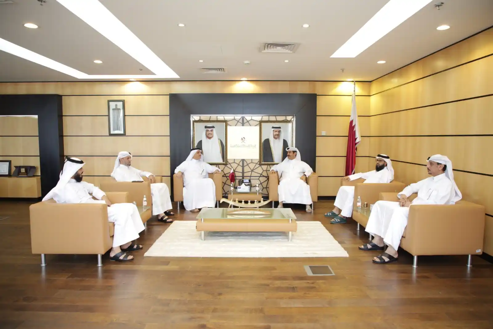Image from وكالة الأنباء القطرية: هيئة تنظيم الأعمال الخيرية تناقش مع مؤسسات خيرية خاصة سبل دعم جهود ال...