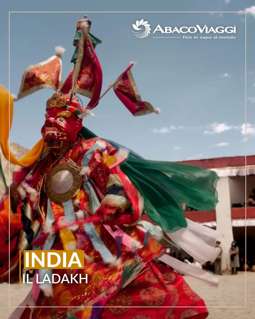 Image from AbacoViaggi: 🇮🇳 *Ladakh* : dove il cielo tocca la spiritualità Tra i deserti d’al...