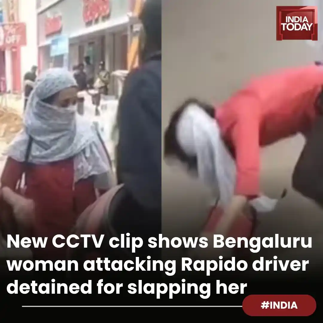 Image from India Today: *In Short:* ➡️ Bike taxi driver claims woman spoke rashly from the s...