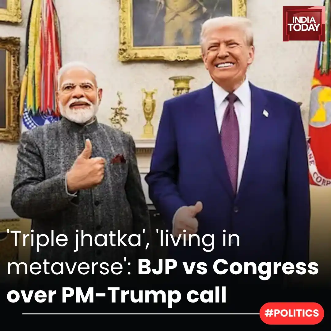 Image from India Today: *In Short:* ➡️ Congress raises Trump's invite to Pak army chief Asim...